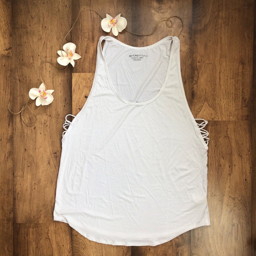 Beyond Yoga Striped Tank